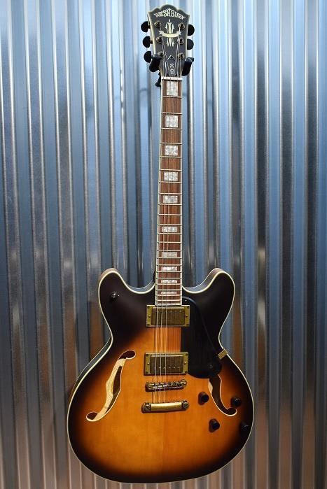 Washburn Guitars HB36 VIntage Matte Semi Hollow Body Guitar 275