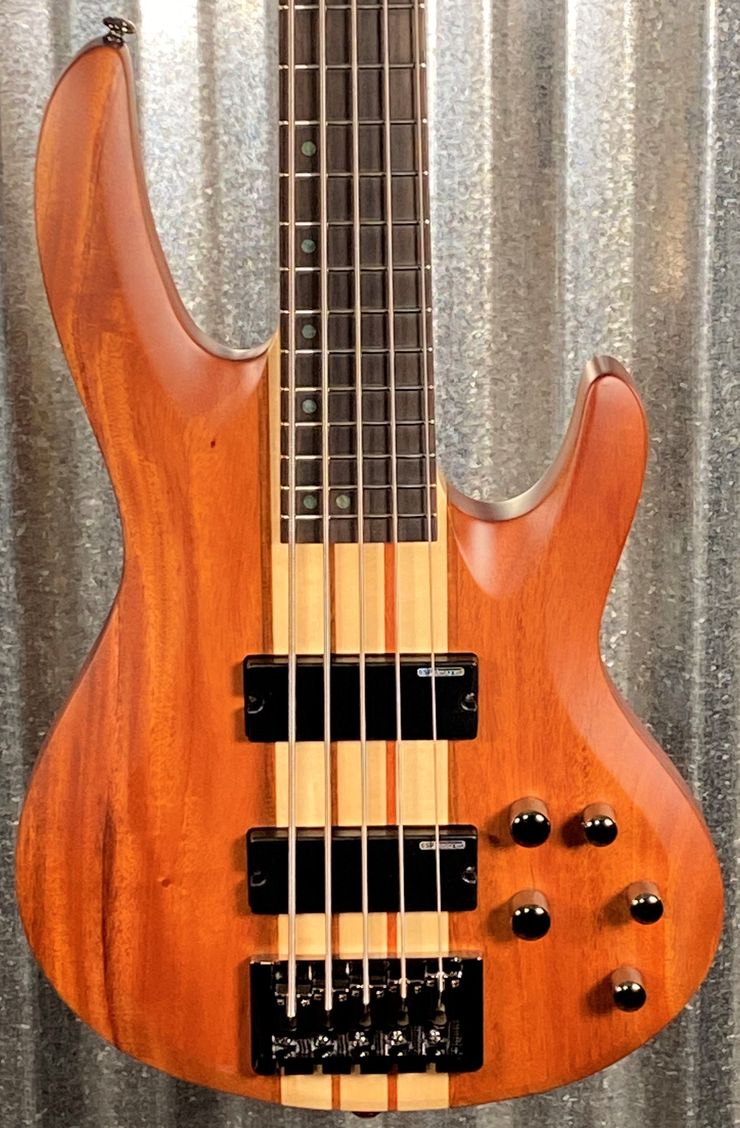 ESP LTD B-5E Mahogany Natural Satin 5 String Bass #1894