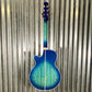 Takamine TSP178AC SBB Thinline Acoustic Electric Flame Blue Burst & Case Japan #0447 Used