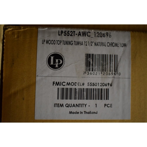 LP Latin Percussion Classic Top Tuning 12 1/2" Tumba Chrome Natural LP552T-AWC