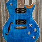 PRS Paul Reed Smith SE Zach Myers 594 Top Carve Myers Blue Guitar & Bag Blem #4435