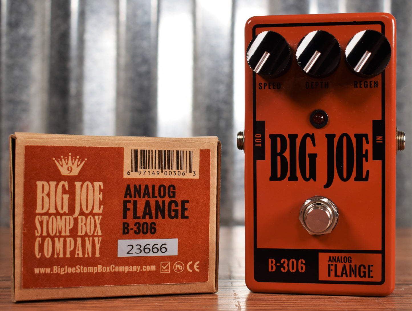 Big Joe B-306 Analog Flange Flanger Guitar Effect Pedal Used
