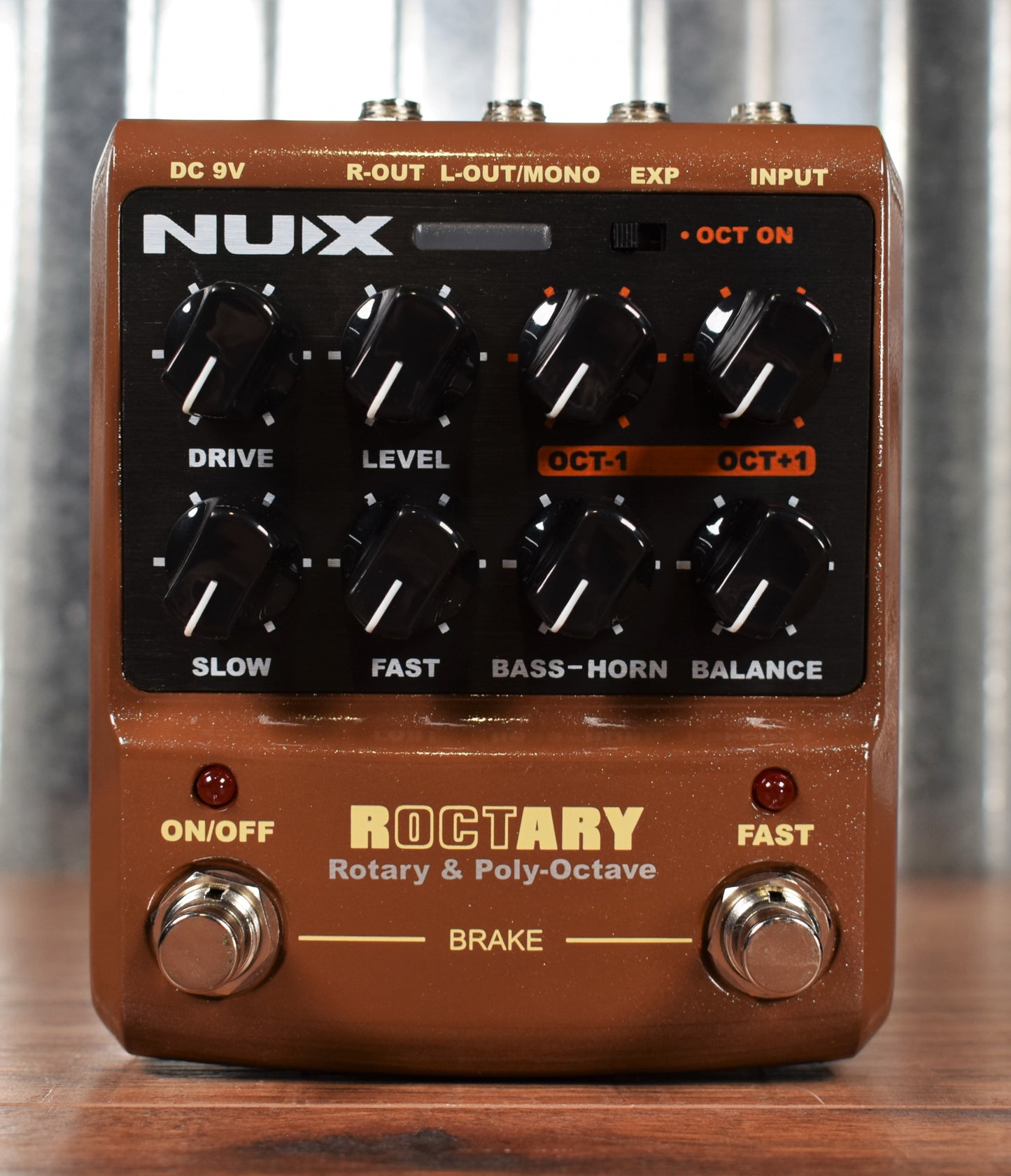 NUX Roctary Rotary Speaker & Polyphonic Octave Guitar Effect Pedal