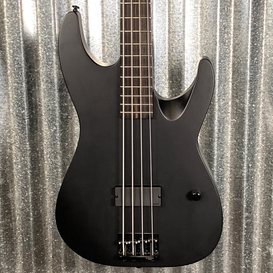 ESP LTD M-4 Black Metal Black Satin 4 String Bass LM4BKMBLKS #1895 B Stock
