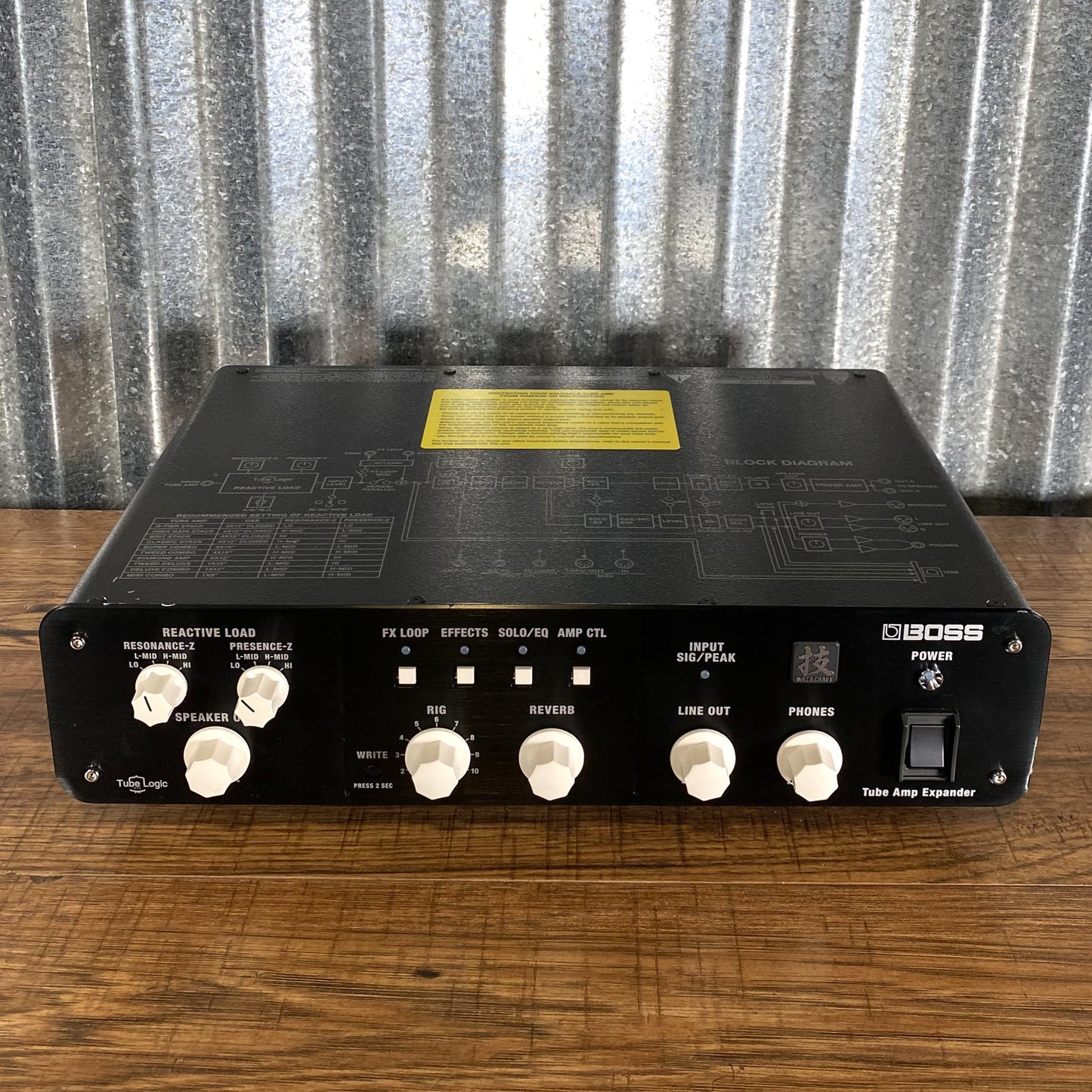 Boss Waza Tube Amp Expander Attenuator IR Interface 100 Watt Guitar Power Amplifier Used