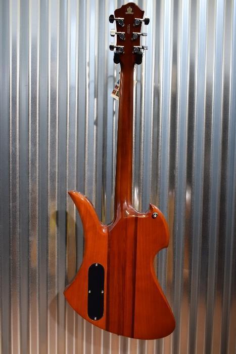 BC Rich MK9 Mockingbird Maple Burl Top Neck Through Guitar & B.C. Case #1212