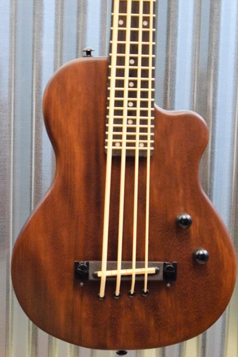 Gold Tone Microbass ME-BASS Single Cut Solid Mahogany 23" Scale Bass & Bag