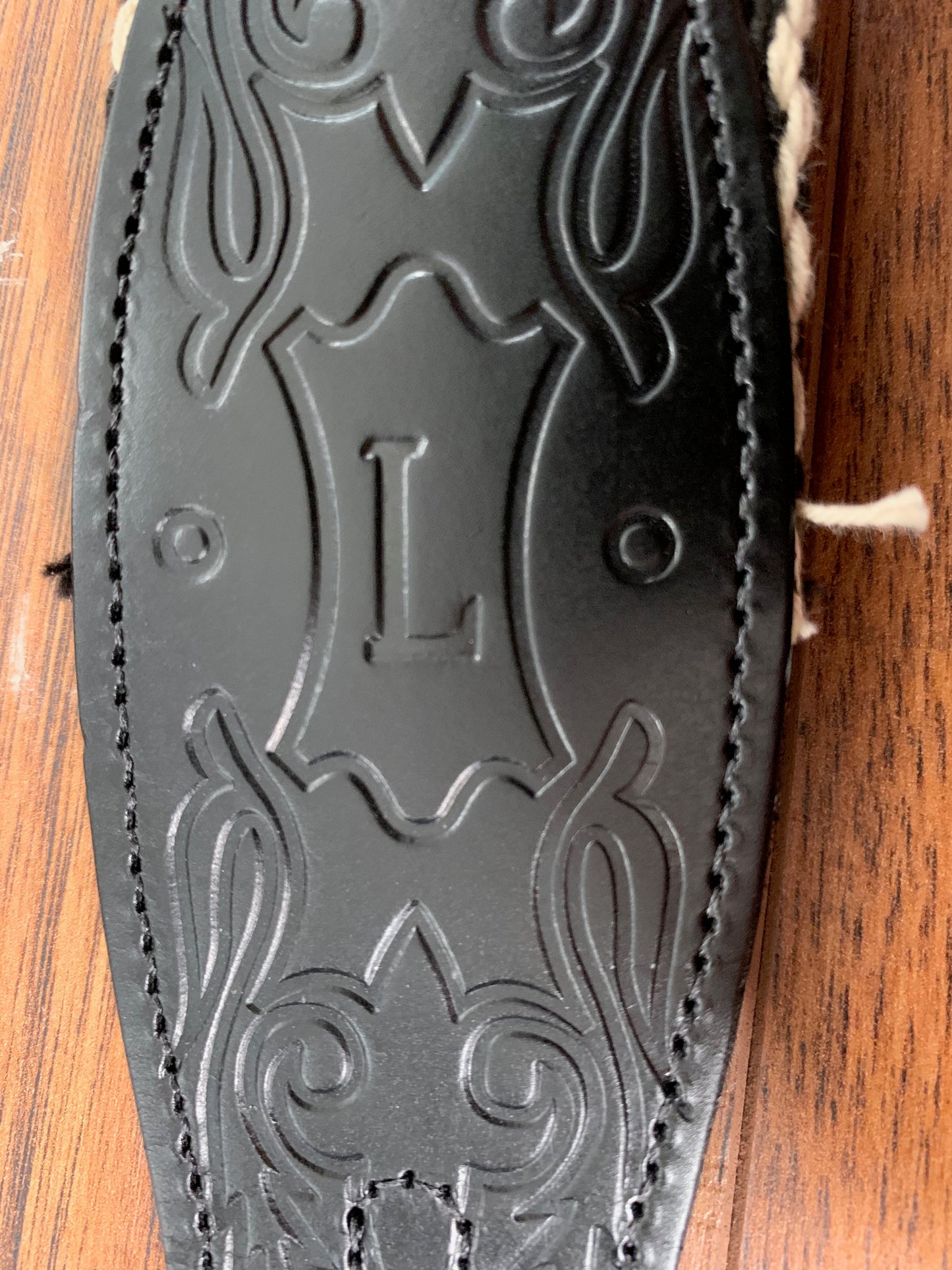 Levy's MSSC80-BLK/WHT 2" Heavy-weight Cotton Guitar Strap Black White