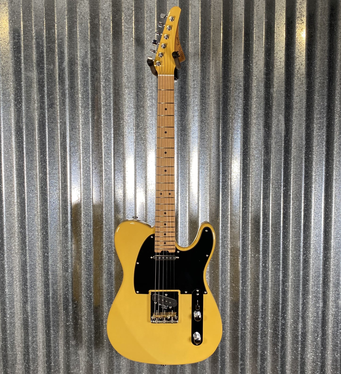 Musi Virgo Classic Telecaster Empire Yellow Guitar #0535 Used