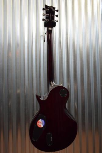 ESP LTD EC-1000 Quilt Top See Through Black Cherry EMG Guitar Blem & Case #0753