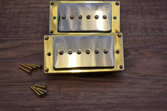 GFS Guitar Fettish Dream 90 Gold Humbucker Size P90 Pickup Set