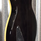 Hamer Archtop Flame Trans Black Double Cut Guitar SATF-TBK #0929 B Stock