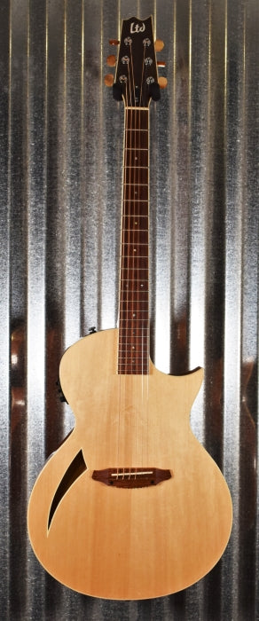 ESP LTD TL-6 Natural Thin Acoustic Electric Guitar TL6NAT & Case #0701