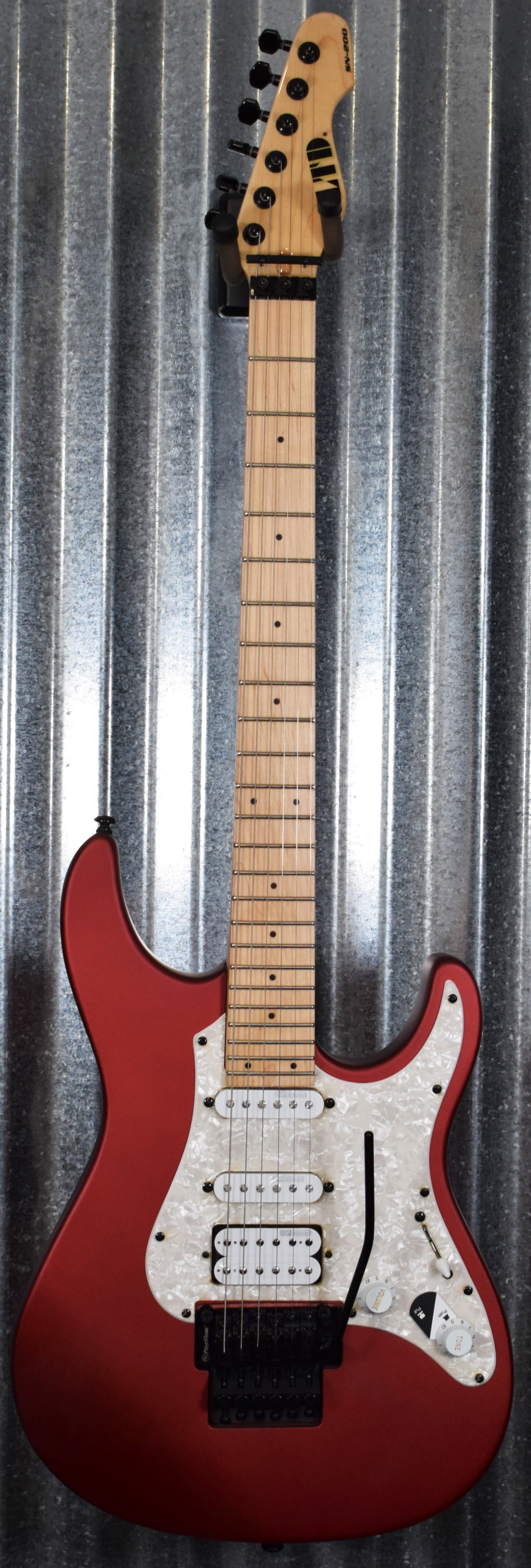 ESP LTD SN-200FR Black Cherry Metallic Satin Floyd Guitar LSN200FRMBCMS #0794