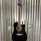 Takamine EF381SC12 Cutaway 12 String Acoustic Electric Guitar Black & Case Japan #0703
