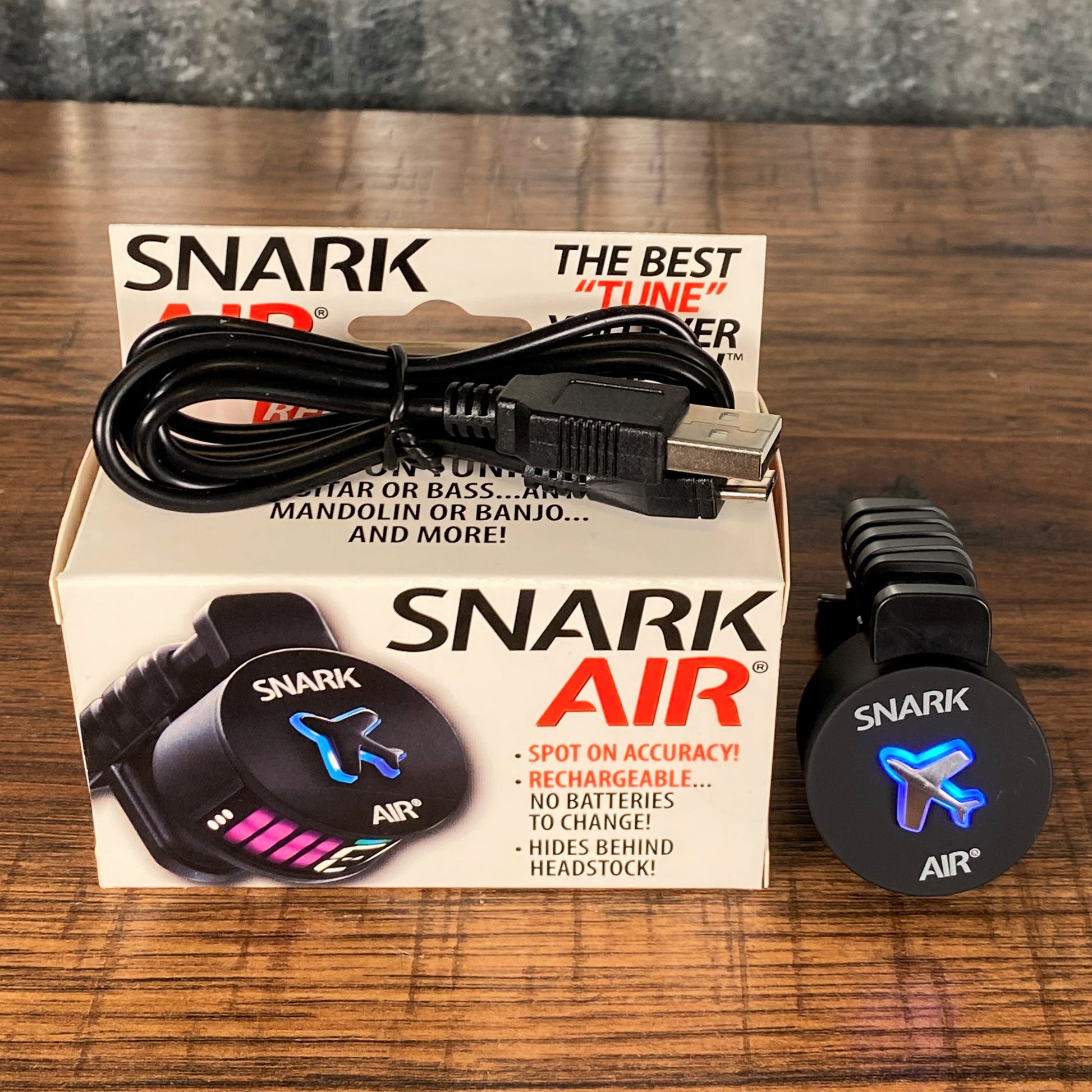 Snark Air Rechargeable Chromatic Clip-On Tuner, AIR-1 –, 45% OFF