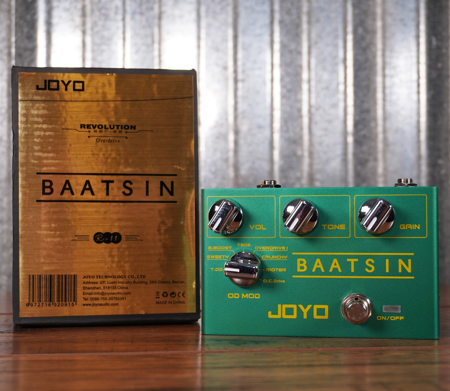 JOYO R-11 Baatsin Overdrive Distortion Guitar Effect Pedal