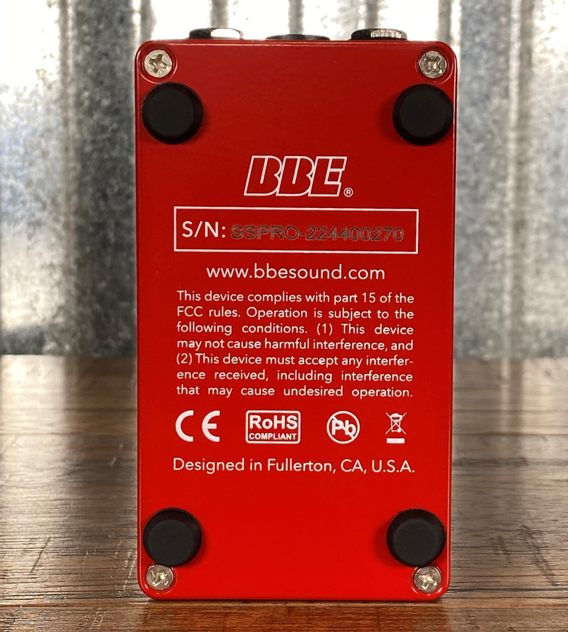 bbe sspro sonic stomp pro pedal BBE Sonic Stomp Pro Enhancer Guitar Effect Pedal – Specialty Traders