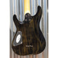 Schecter C-6 Plus Quilt Top Charcoal Burst Guitar CB #5391