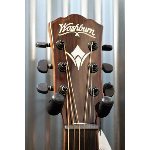 Washburn Guitars WCG55CE Comfort Series Koa Acoustic Electric Guitar & Case #03