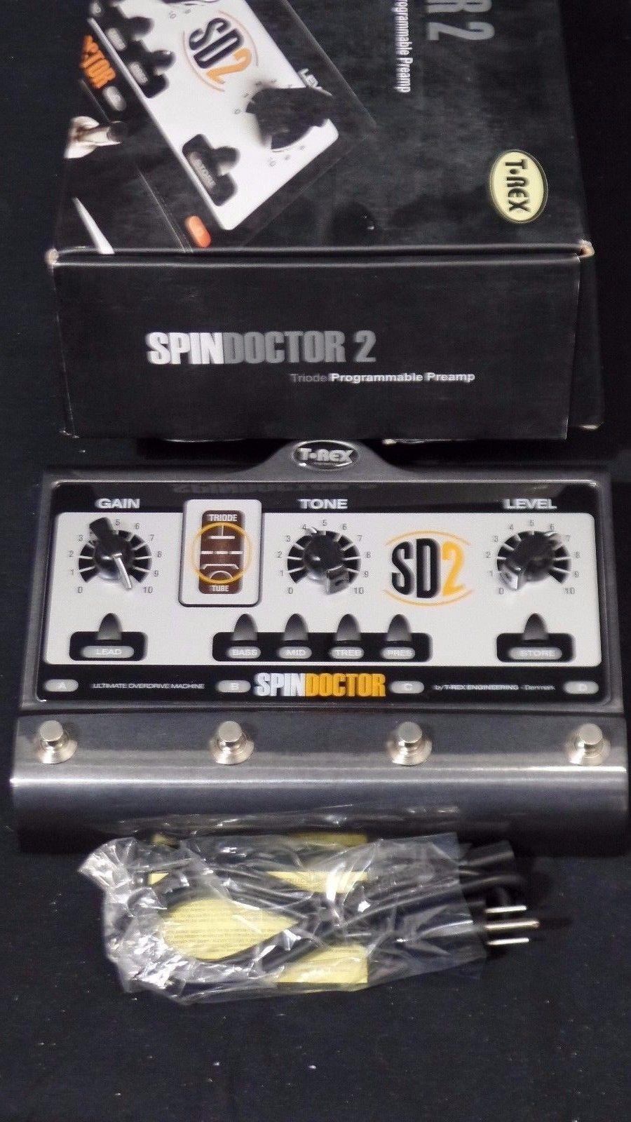 T-Rex Spindoctor-2 Tube Distortion and Overdrive Preamp Effects FX Pedal #1