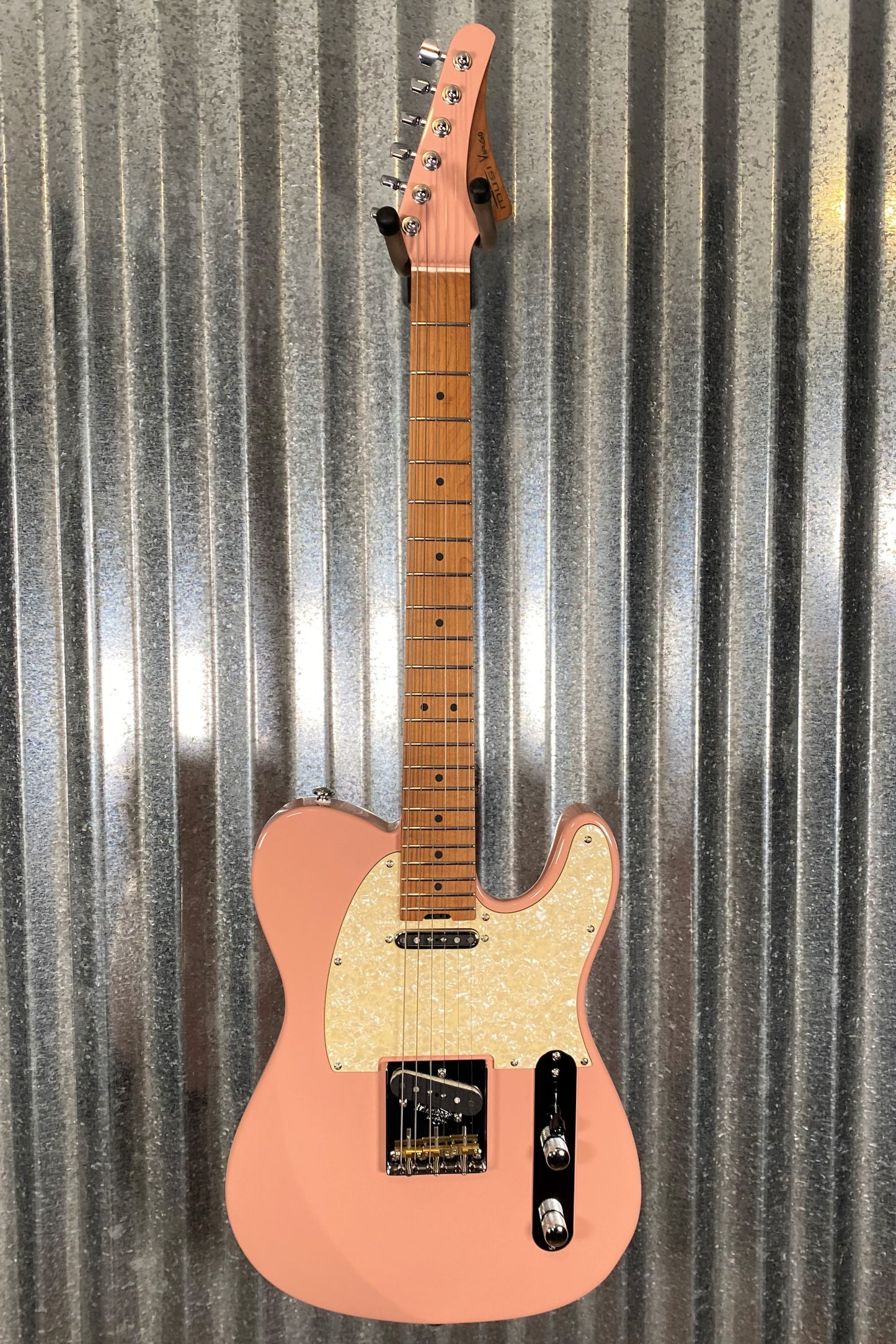 Musi Virgo Classic Telecaster Shell Pink Guitar #5044 Used