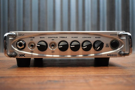 Gallien Krueger GK MB 200 Watt Ultralight Micro Bass Amp Head MB200