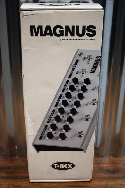 T-Rex Engineering Magnus Reverb Overdrive Delay Tuner Guitar Effect Pedal #87