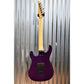Carvin Bolt T Deep Purple Quilt Top & Headstock, HSS, Sperzel Tuners Guitar & Case Used