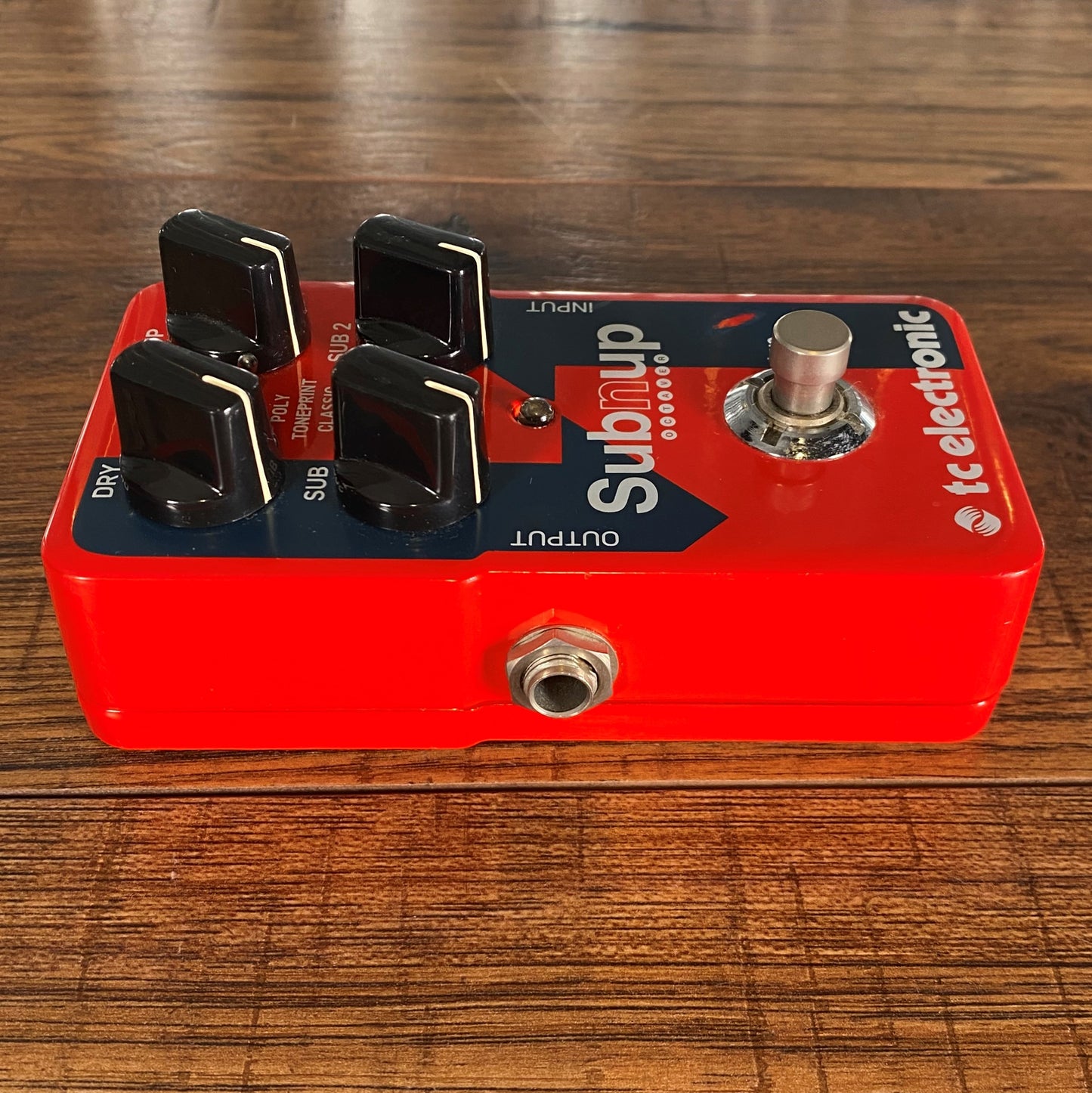 TC Electronic Sub 'N' Up Polyphonic Octave Tone Print Guitar Effect Pedal Used