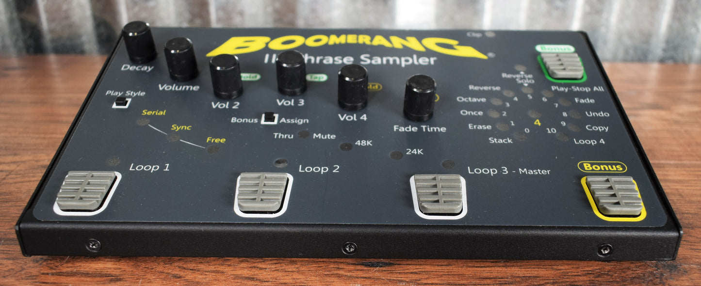 Boomerang III Phrase Looper Guitar Effect Pedal Used