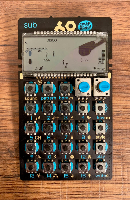 Teenage Engineering Pocket Operator Mini Synthesizer PO-14 Sub Used