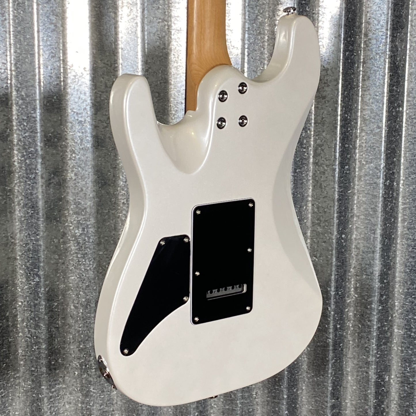 Musi Capricorn Fusion HSS Superstrat Pearl White Guitar #0191 Used