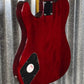 G&L Tribute ASAT JR II Transparent Red Guitar Junior 2 Blem #7056