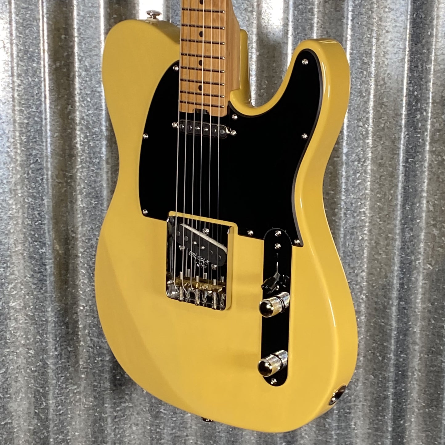 Musi Virgo Classic Telecaster Empire Yellow Guitar #0392 Used