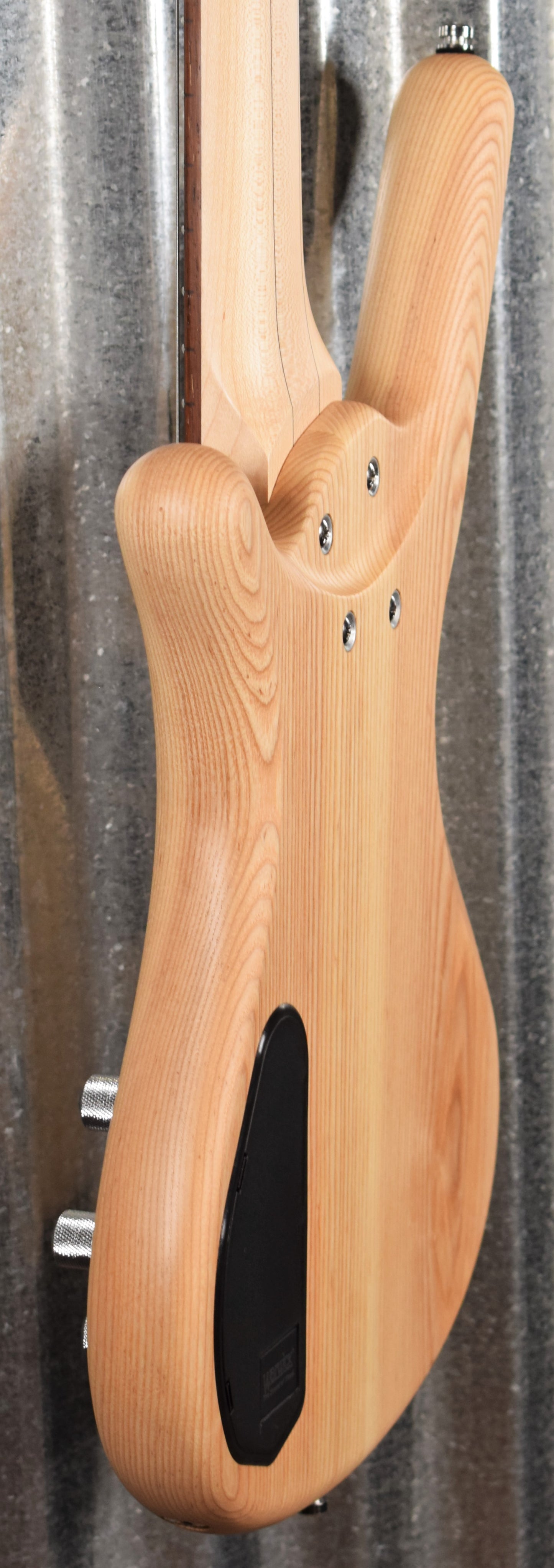 Warwick Rockbass Corvette $$ Double Buck Trans Satin Natural Active 5 String Bass & Bag #7820