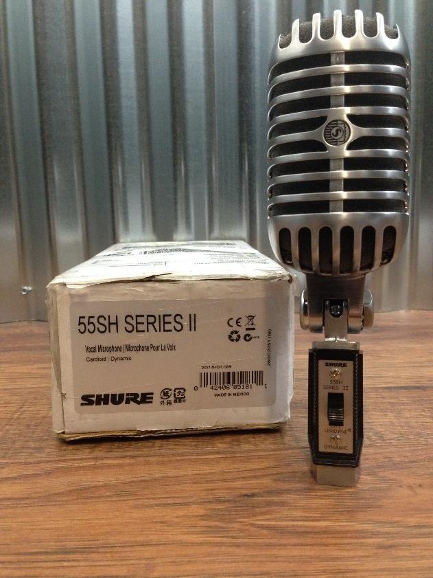 Shure 55SH Series II Elvis Iconic Unidyne Vocal Microphone Non Functional *