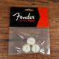 Fender Genuine Stratocaster Guitar Knob Set Parchment 005-6254-049