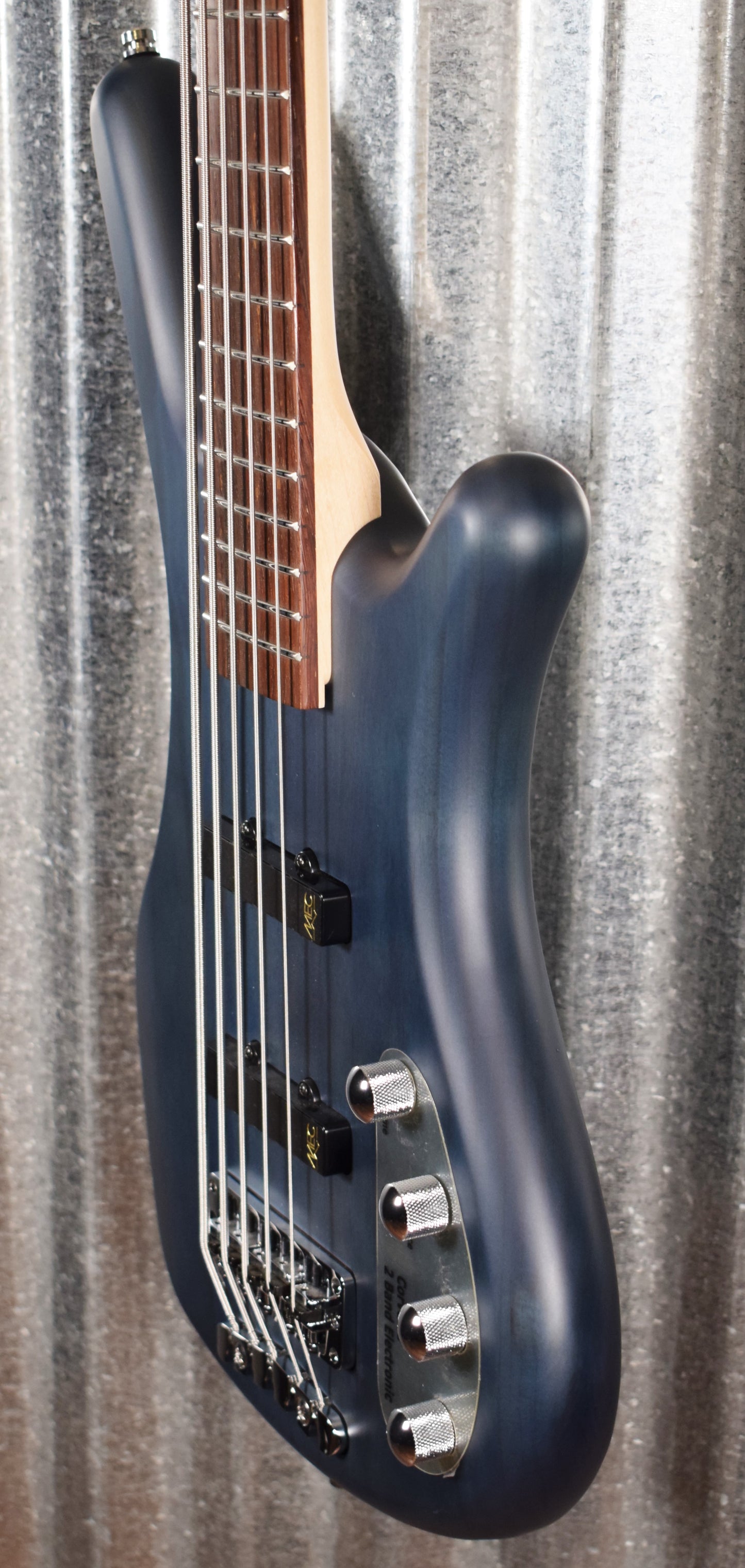 Warwick Rockbass Corvette Basic 5 String Bass Ocean Blue & Bag #3420