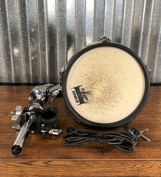 Yamaha DTEXTREME RHP80 8" Electronic Tom Drum Trigger Pad With Birch Wood Shell & Mounting Hardware Used