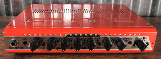 GR Bass One 800 Compact Lightweight 800 Watt Bass Amplifier Head with Tuner Red