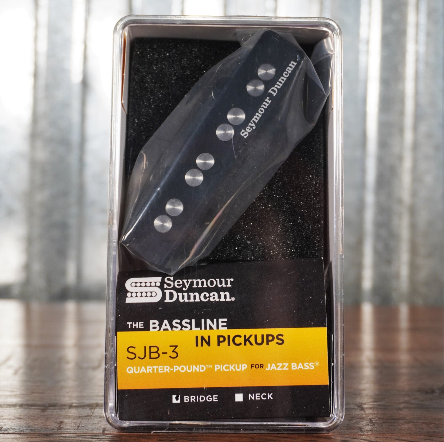 Seymour Duncan SJB-3b Quarter-Pound 4 String Jazz Bass Bridge Pickup Black