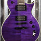 ESP LTD EC-1000 See Thru Purple Seymour Duncan Guitar EC1000FMSTP #1670 Demo