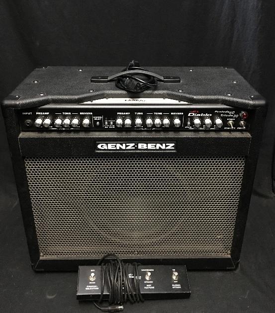 Genz Benz El Diablo 60 1x12 60/30 Watt Combo Amplifier for Electric Guitar *