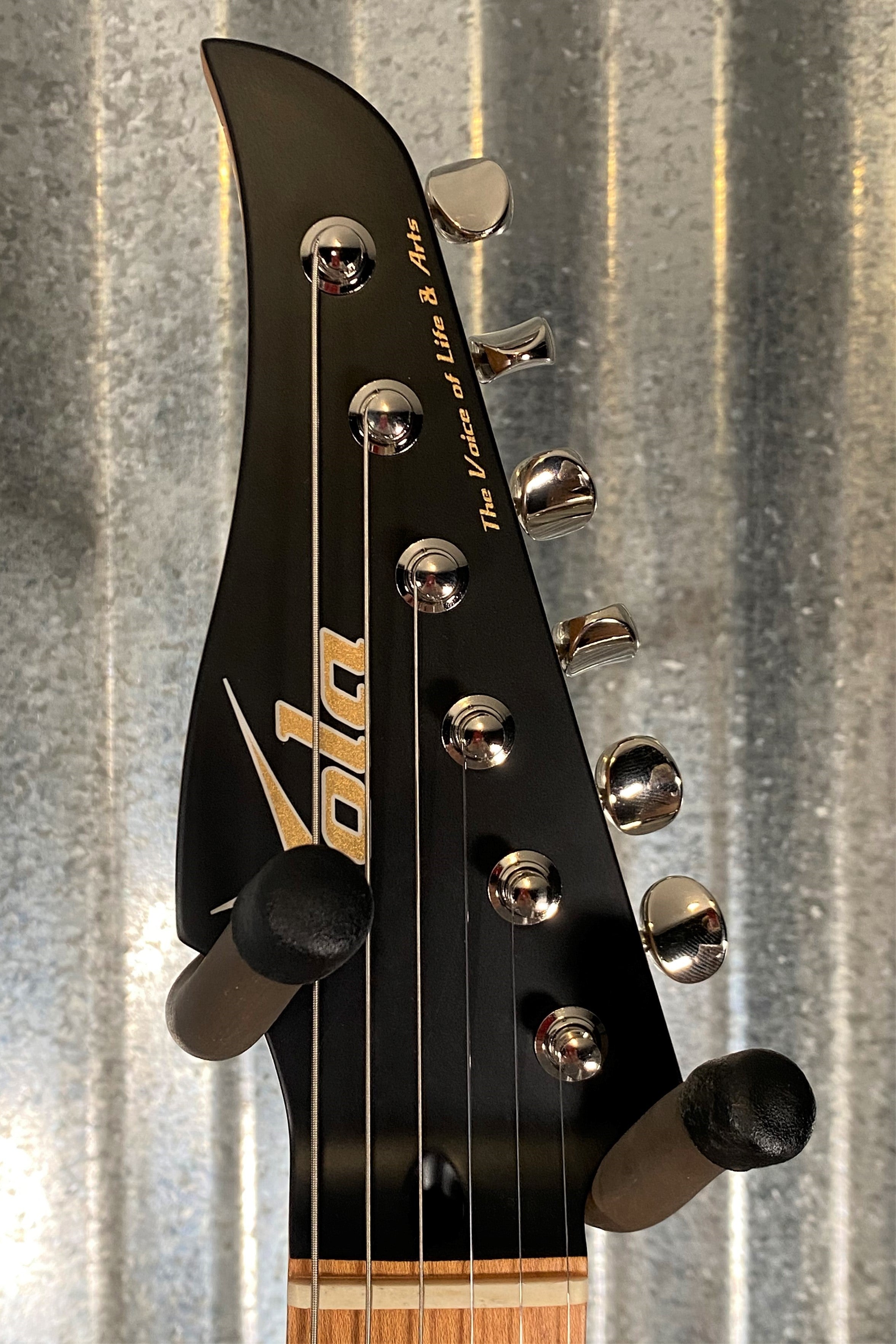 Vola OZ RV TNC Tribal Black Gloss Guitar & Case #7341