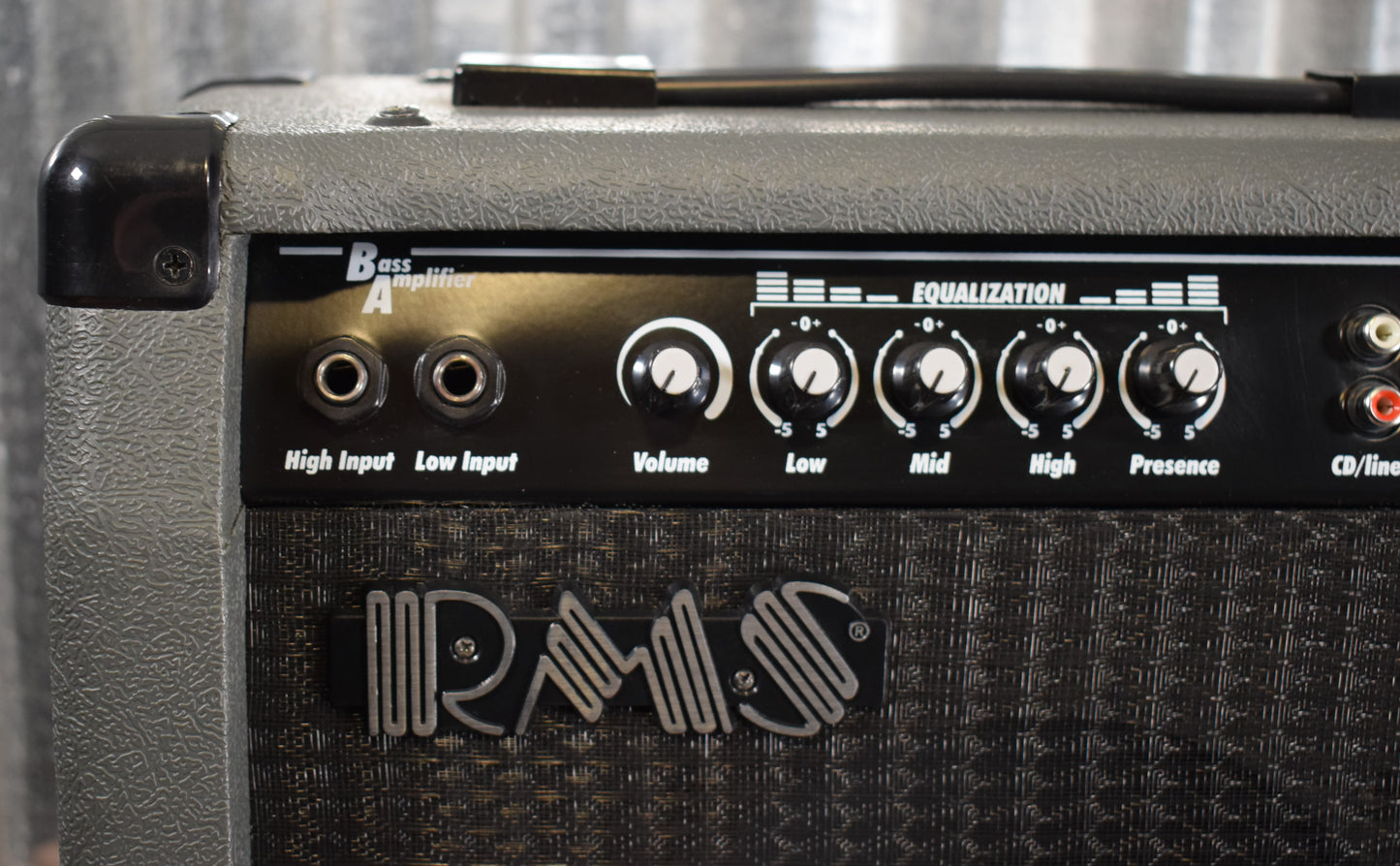 RMS B20 20 Watt 8" Bass Guitar Combo Amplifier Used