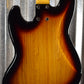 G&L Tribute JB 4 String Jazz Bass 3 Tone Sunburst #4867 Demo