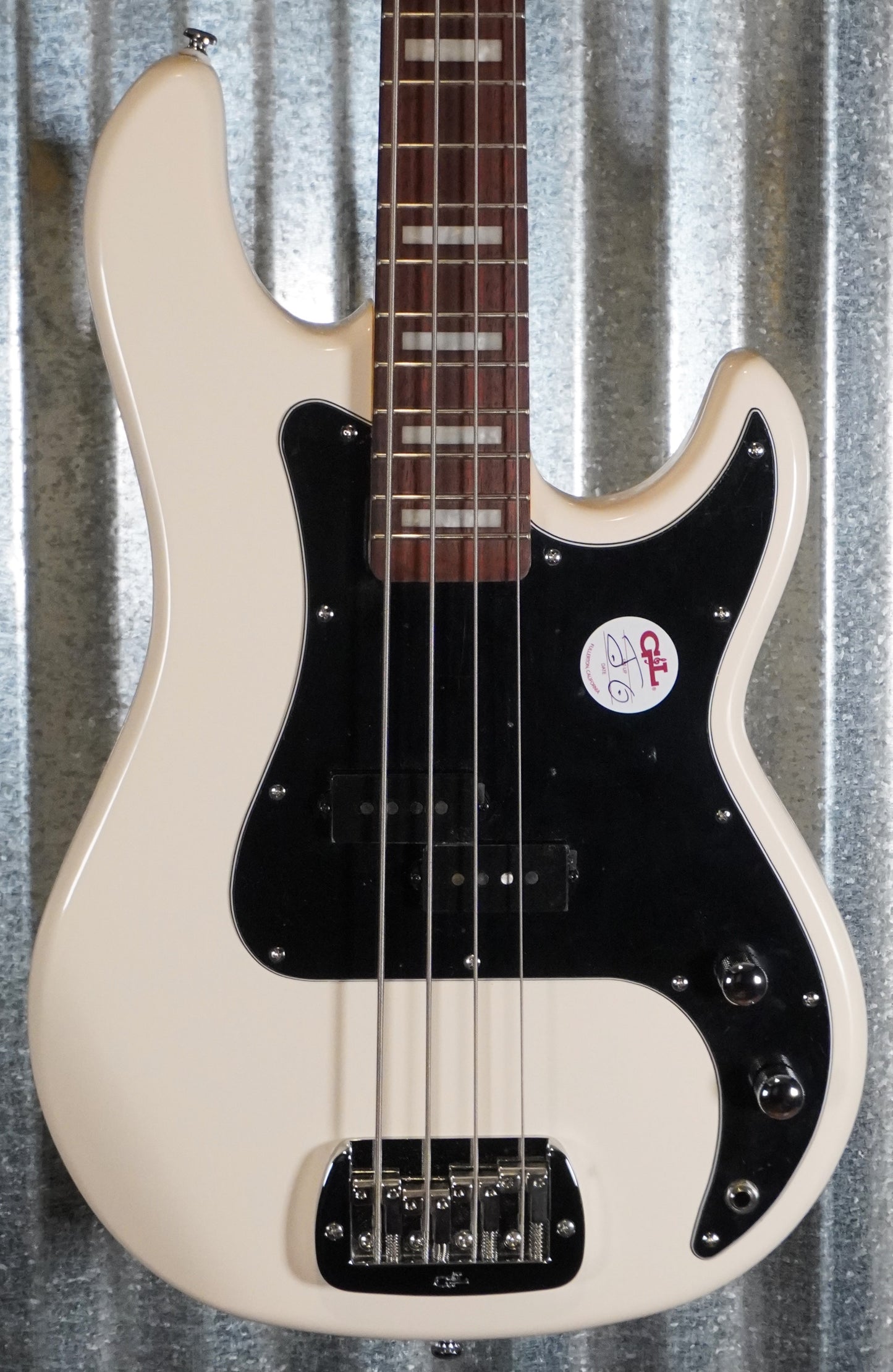 G&L Tribute LB-100 Olympic White 4 String Bass #1712 Used