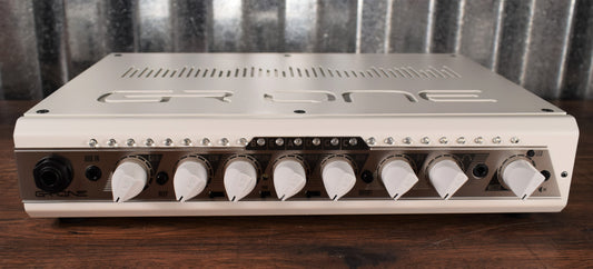 GR Bass One 800 Compact Lightweight 800 Watt Bass Amplifier Head with Tuner White