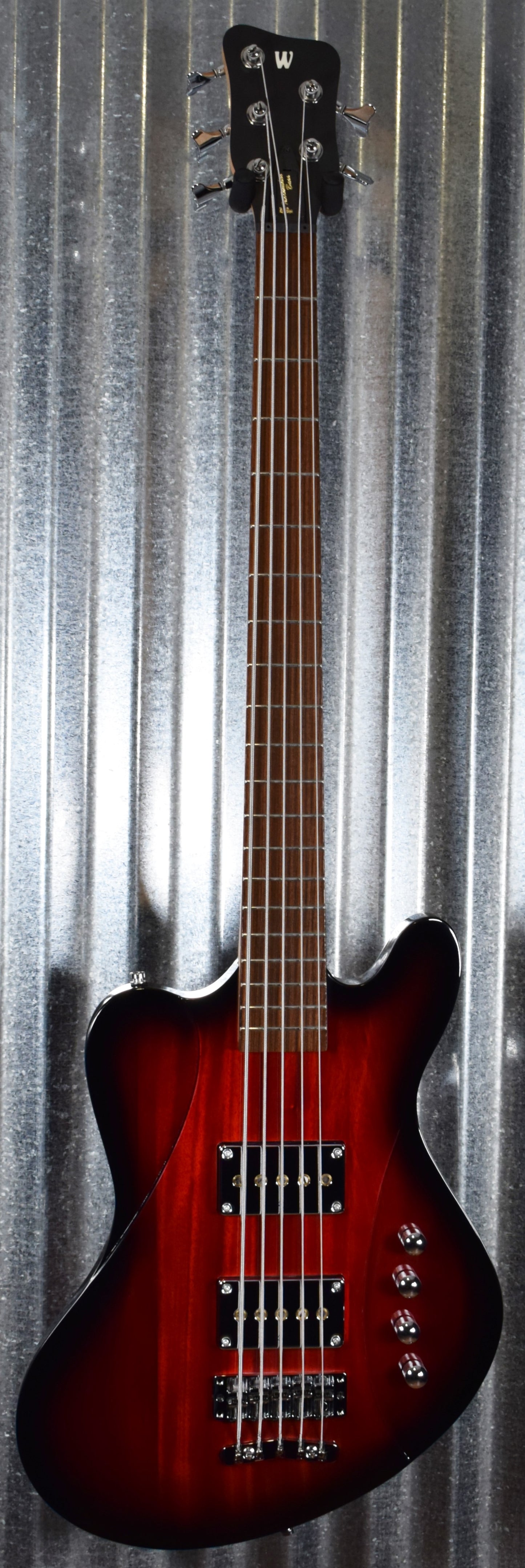 Warwick Rockbass Idolmaker 5 String Active Bass Burgundy Blackburst & Bag #2220